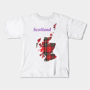 Royal Stewart Scotland Kids T-Shirt